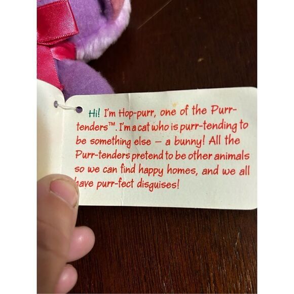 NWT vintage 1987 hallmark Burger King Purr Tenders plush - Picture 8 of 9